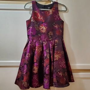 ZUNIE Women's Floral Barcade Sleeveless Dress